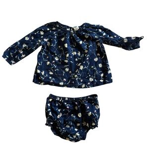Old Navy Floral Baby Outfit, 6-12m